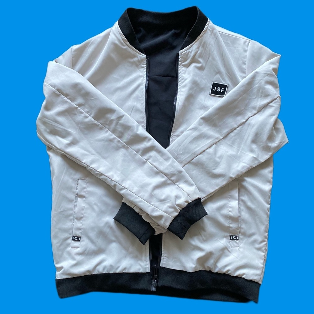 “JSF” Brand Reversible Bomber Jacket